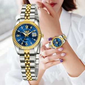 Woman Watch Stainless Steel Waterproof