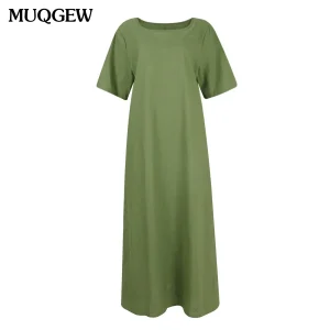 Maxi Dresses Summer Fashion Lady Vacation Beach Wear