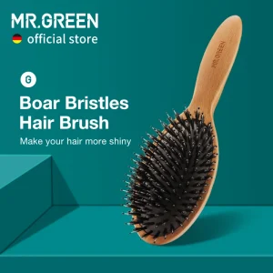 Bristle Hair Brush  for Curly Thick Long Dry and Wet Hair Detangler for Women.